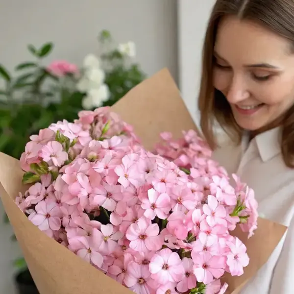 Нежные флоксы на праздники июня