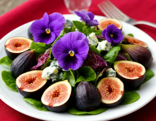 Готовим из цветов вкусные и красивые салаты