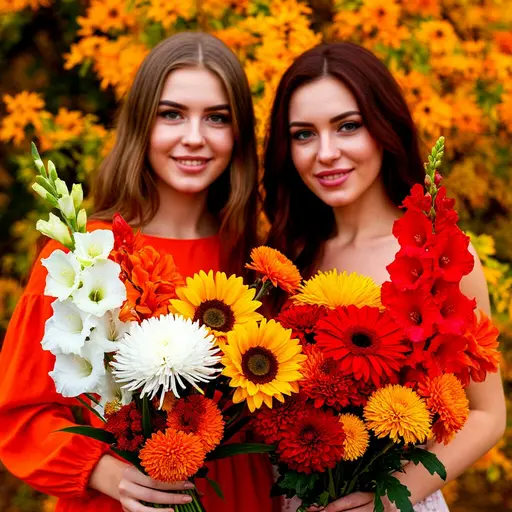 Букет цветов сентября: сезонный выбор
