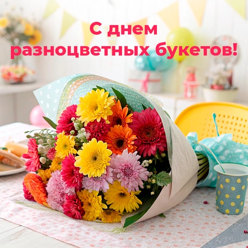 Отмечайте День разноцветных букетов вместе с AzaliaNow
