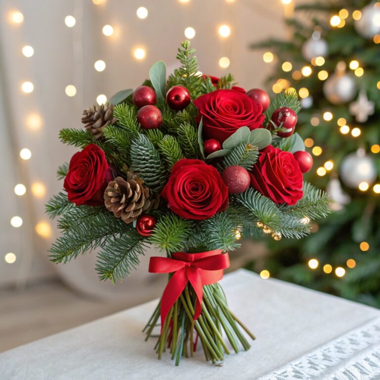 Какой выбрать букет на Новый год