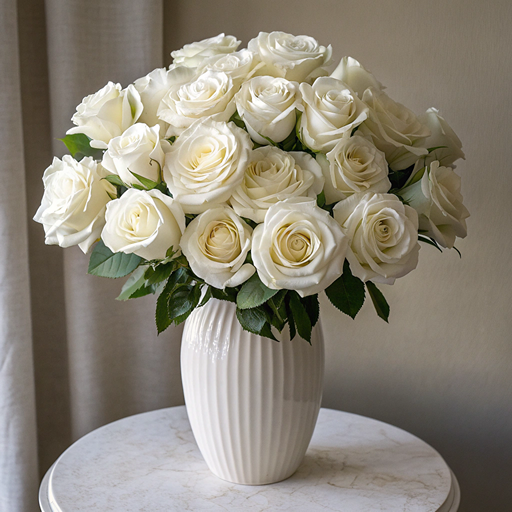 Белые цветы в январских букетах: ассоциации с зимой и светом