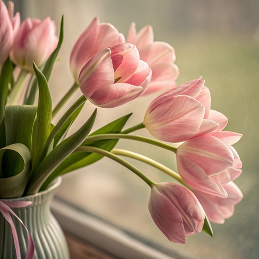 Как сохранить будет тюльпанов в вазе