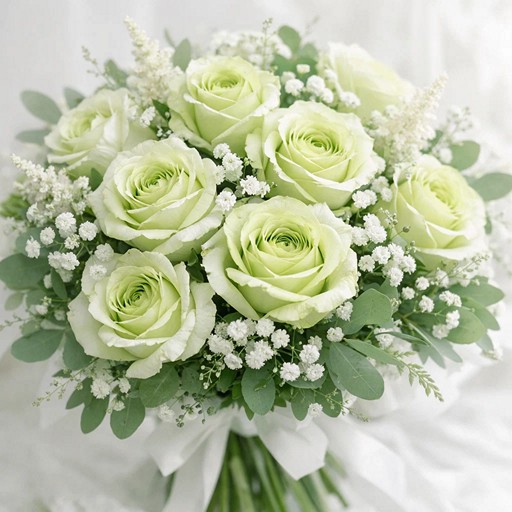 Зеленые розы на фото