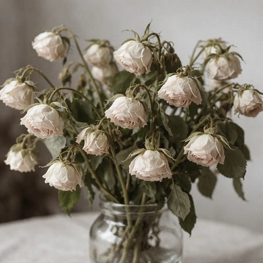 Увядающие розы