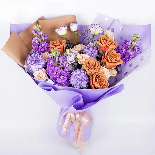 Розы и лизиантусы от AzaliaNow