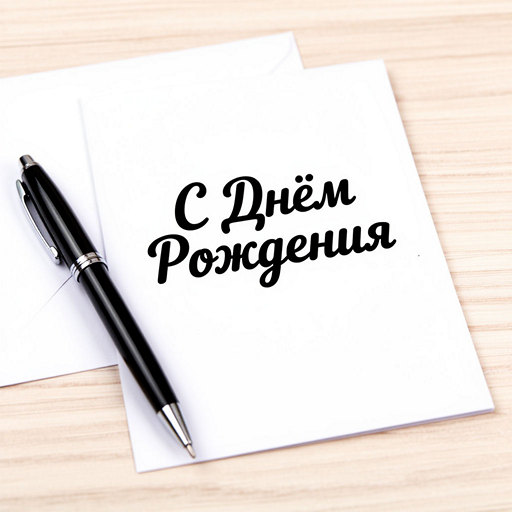 Ручка и лист бумаги на столе