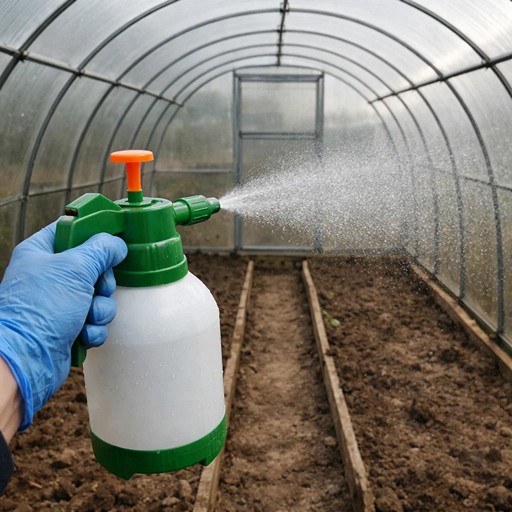 Обработка теплицы от вредителей весной