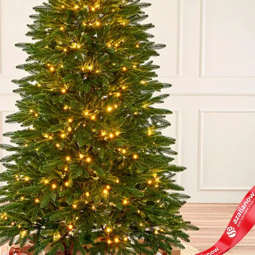 Фото 3: Ель искусственная с лампочками «Cамарская» (PE), 2,4м, зеленый