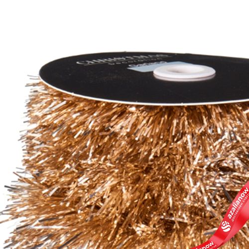 Фото 4: Гирлянда «Мишура» (пластик), 10м, шампань