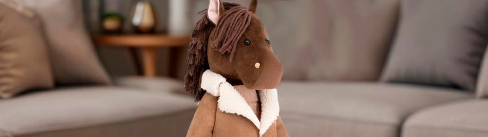 Мягкая игрушка Лошадь символ 2026 года