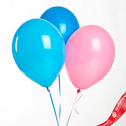Композиция из 3 шаров с гелием, 30 см, вар.6