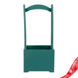 Маленькое фото 2: Корзина (дерево), 14х14х30см, изумрудный