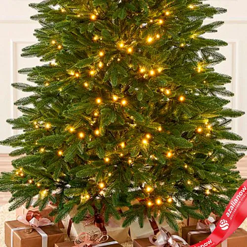 Фото 4: Ель искусственная с лампочками «Cамарская» (PE), 2,4м, зеленый