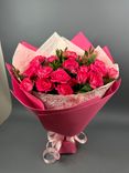 Фото флориста 6: Кустовые розы микс «Девушке», 9 шт