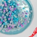 Маленькое фото 5: Украшение подвесное «Макарон» (стекло), 6,5х5,5х4,5см, голубой