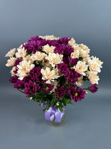 Фото флориста 2: 9 хризантем