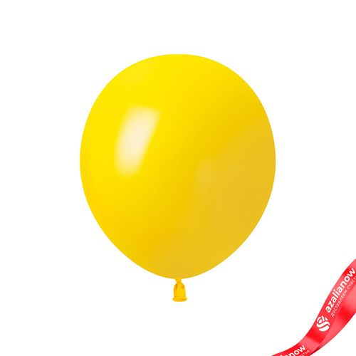 Шар с гелием, 30 см, желтый, пастель