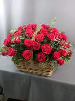 Фото флориста 1: Букет из 51 красной розы в черной коробке