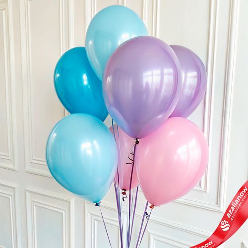 Композиция из 7 шаров с гелием, 30 см, вар.7