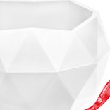 Маленькое фото 3: Кашпо «Топаз» (пластик), D22xH15см, 2,5л, белый