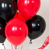 Маленькое фото 3: Композиция из 7 шаров с гелием, 30 см, вар.3