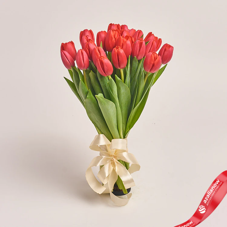 Фото 2: Акция! 25 тюльпанов любого цвета на выбор. Сервис доставки цветов AzaliaNow
