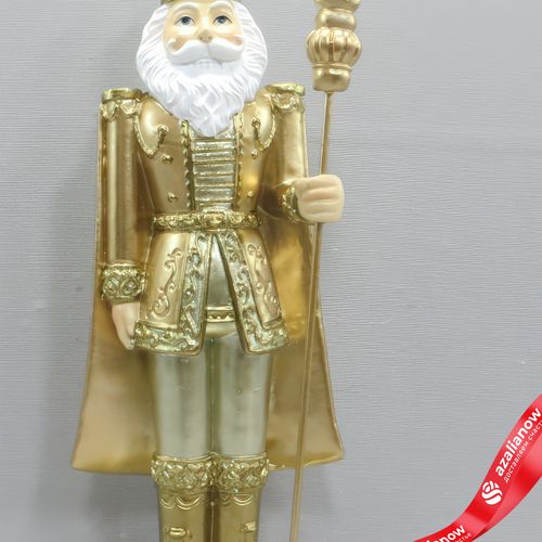 Фото 3: Сувенир «Щелкунчик» (полирезин), H35,5x12,5x10,5см, золотой