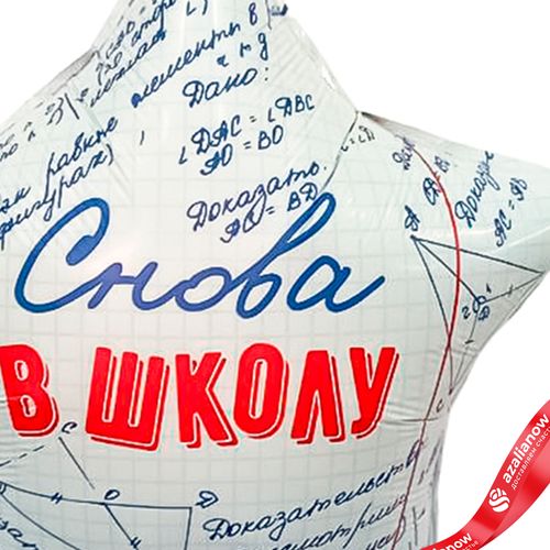 Фото 3: Шар с гелием «Звезда - Снова в Школу», 48 см