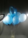 Фото флориста 1: Композиция из шаров «Голубые мечты»