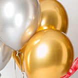 Маленькое фото 5: Композиция из 5 шаров с гелием, 30 см, вар.13