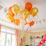 Маленькое фото 1: Композиция из 18 шаров с гелием «День рождения»