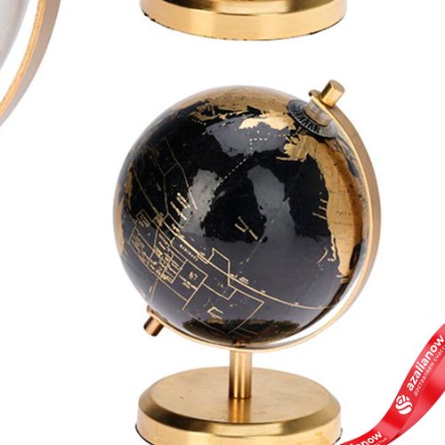 Фото 5: Сувенир «Глобус» (дерево), H18хD13см, цв. в асс.