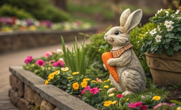 Декоративная фигурка кролики Декоративная фигурка кролики