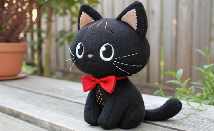 Плюшевая игрушка кот