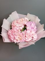 Акция! Букет из 5 розовых гортензий «Облако». Фото флориста - 4