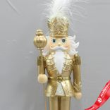 Маленькое фото 4: Сувенир «Щелкунчик» (полирезин), H23x6,5x6,5см, золотой