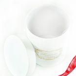 Маленькое фото 3: Коробка подарочная, круглая, D14xH18,5см, айвори