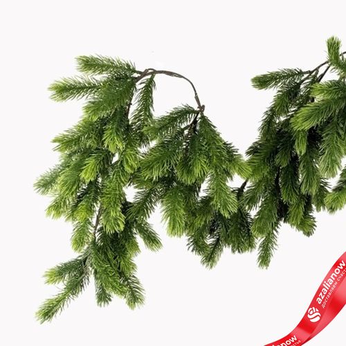 Фото 4: Гирлянда еловая, 170см, зеленый