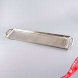 Маленькое фото 2: Поднос (металл), 55х13xH3см, серебряный