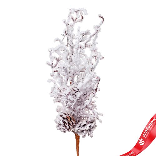 Ветка кедровая заснеженная, 71см