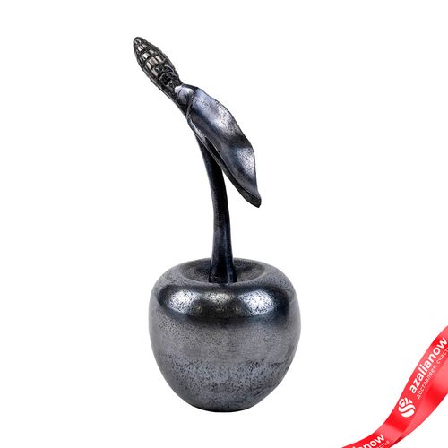 Сувенир «Вишня» (металл), H21x9,5x9,5см, серебряный