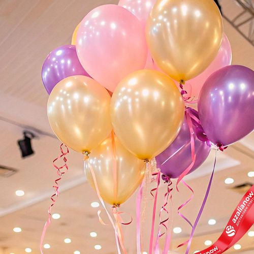 Фото 2: Композиция из 11 шаров с гелием «Праздник с шарами», вар. 3