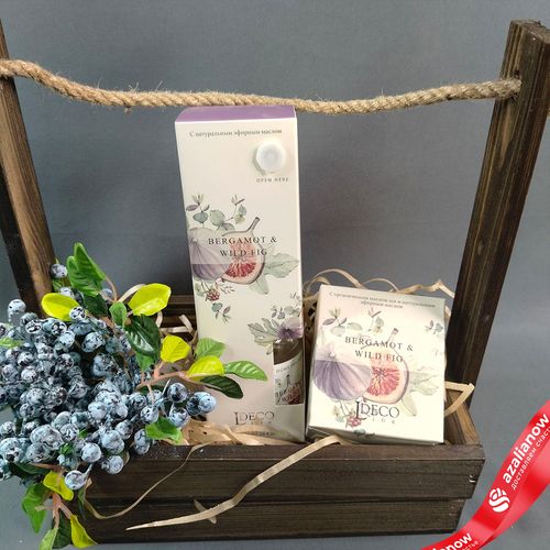 Фото 3: Подарочный набор «Для тебя любимая» букет, диффузор и свеча