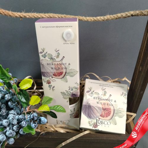 Фото 4: Подарочный набор «Для тебя любимая» букет, диффузор и свеча