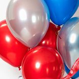 Маленькое фото 5: Композиция из 8 шаров с гелием, 30 см