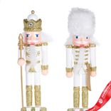 Маленькое фото 5: Сувенир «Щелкунчик» (дерево), 18х5х4,5см, в асс., белый/золотой