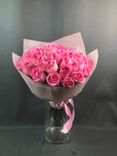 Фото флориста 2: Букет из 31 розовой розы, Россия, В 50см