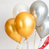 Маленькое фото 2: Композиция из 5 шаров с гелием, 30 см, вар.12
