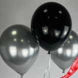 Маленькое фото 2: Композиция из 3 шаров с гелием, 30 см, вар. 14